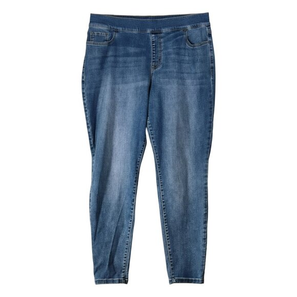 Lane Bryant 20 Jegging High-Rise Super Stretch Medium Wash - Picture 1 of 5